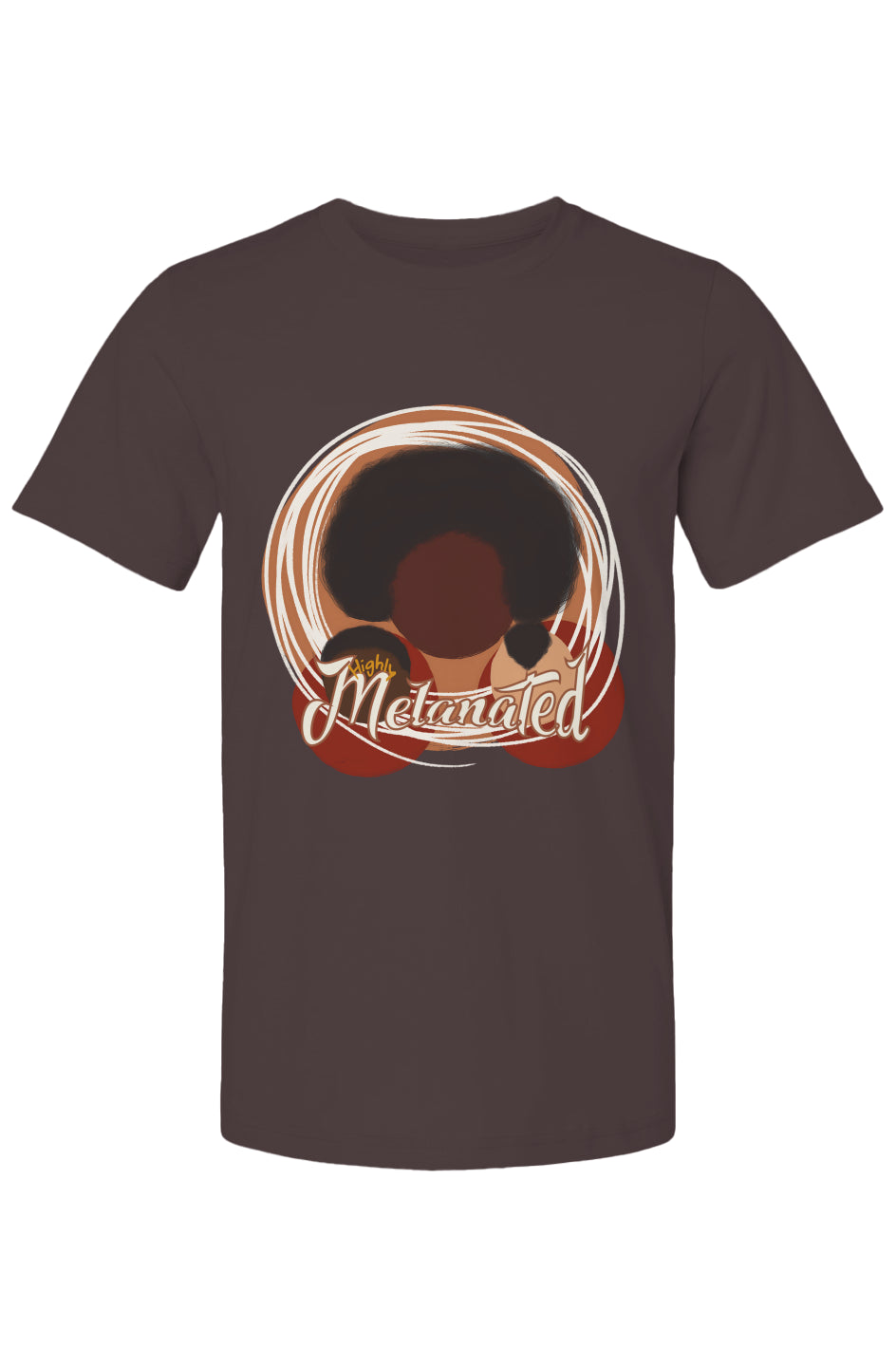 Highly Melanated Embroidered) Men's T-Shirt