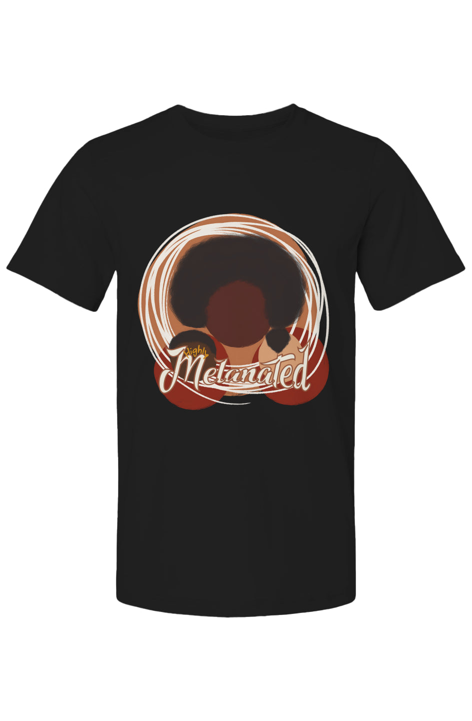 Highly Melanated Embroidered) Men's T-Shirt