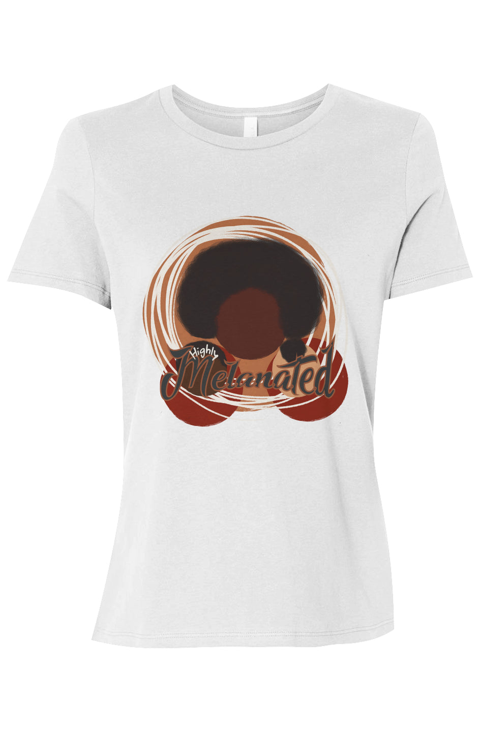 Highly Melanated (Embroidered) Women’s Relaxed Jersey T-Shirt