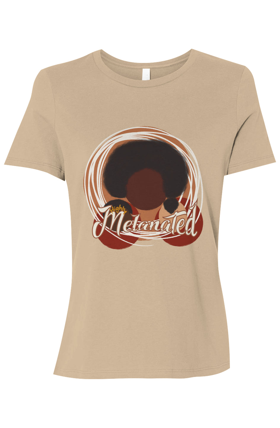 Highly Melanated (Embroidered) Women’s Relaxed Jersey T-Shirt