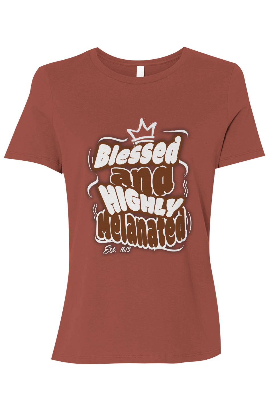 Blessed and Highly Melanated Women’s Relaxed Jersey Tee