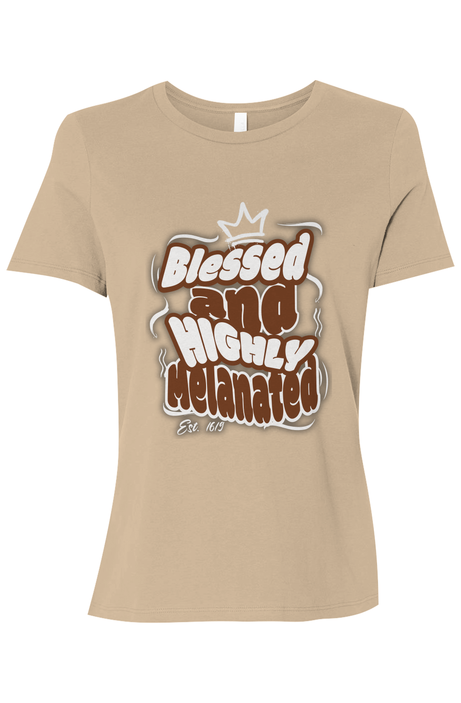 Blessed and Highly Melanated Women’s Relaxed Jersey Tee