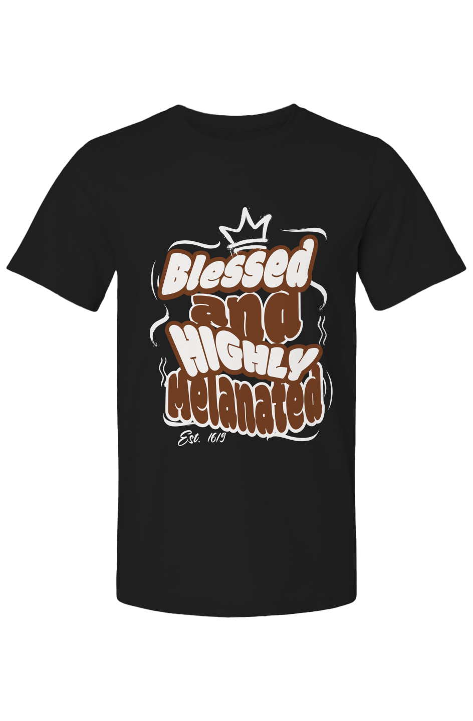 Blessed and Highly Melanated Men's Bella Canvas T Shirt