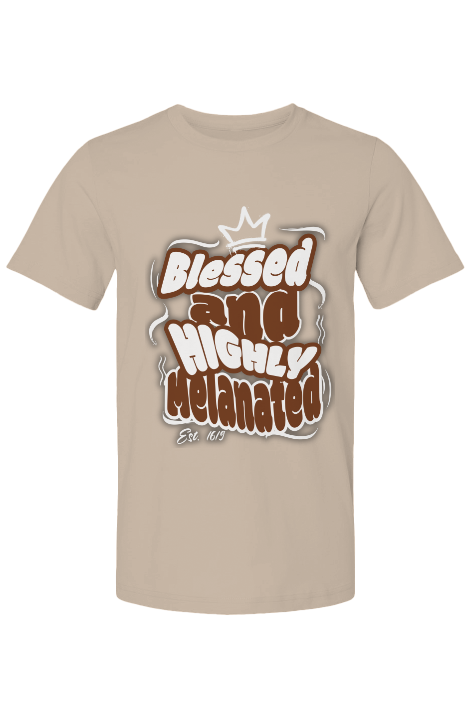 Blessed and Highly Melanated Men's Bella Canvas T Shirt
