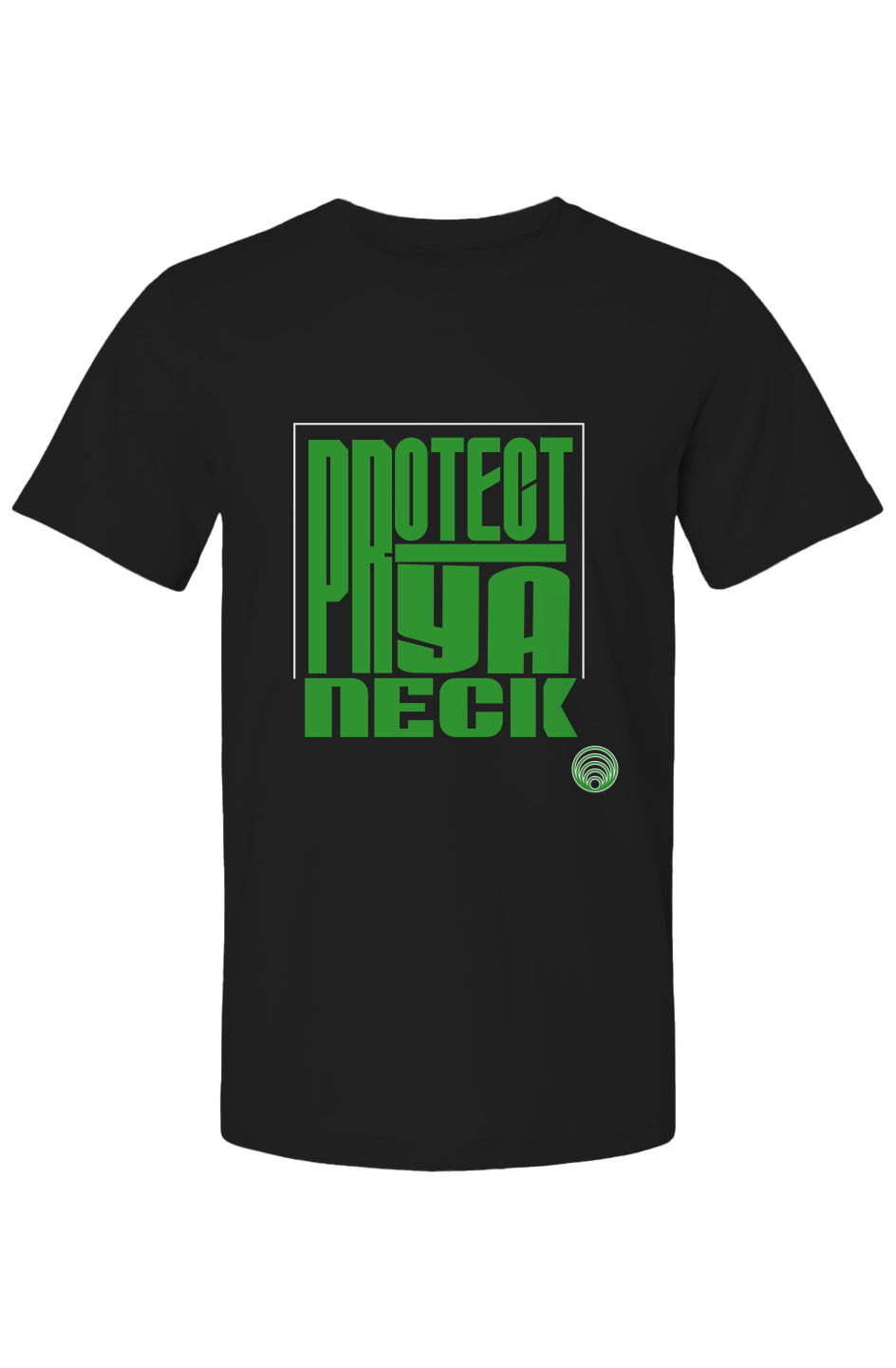 Protect Ya Neck (Green Lettering) Men's Bella Canvas T Shirt