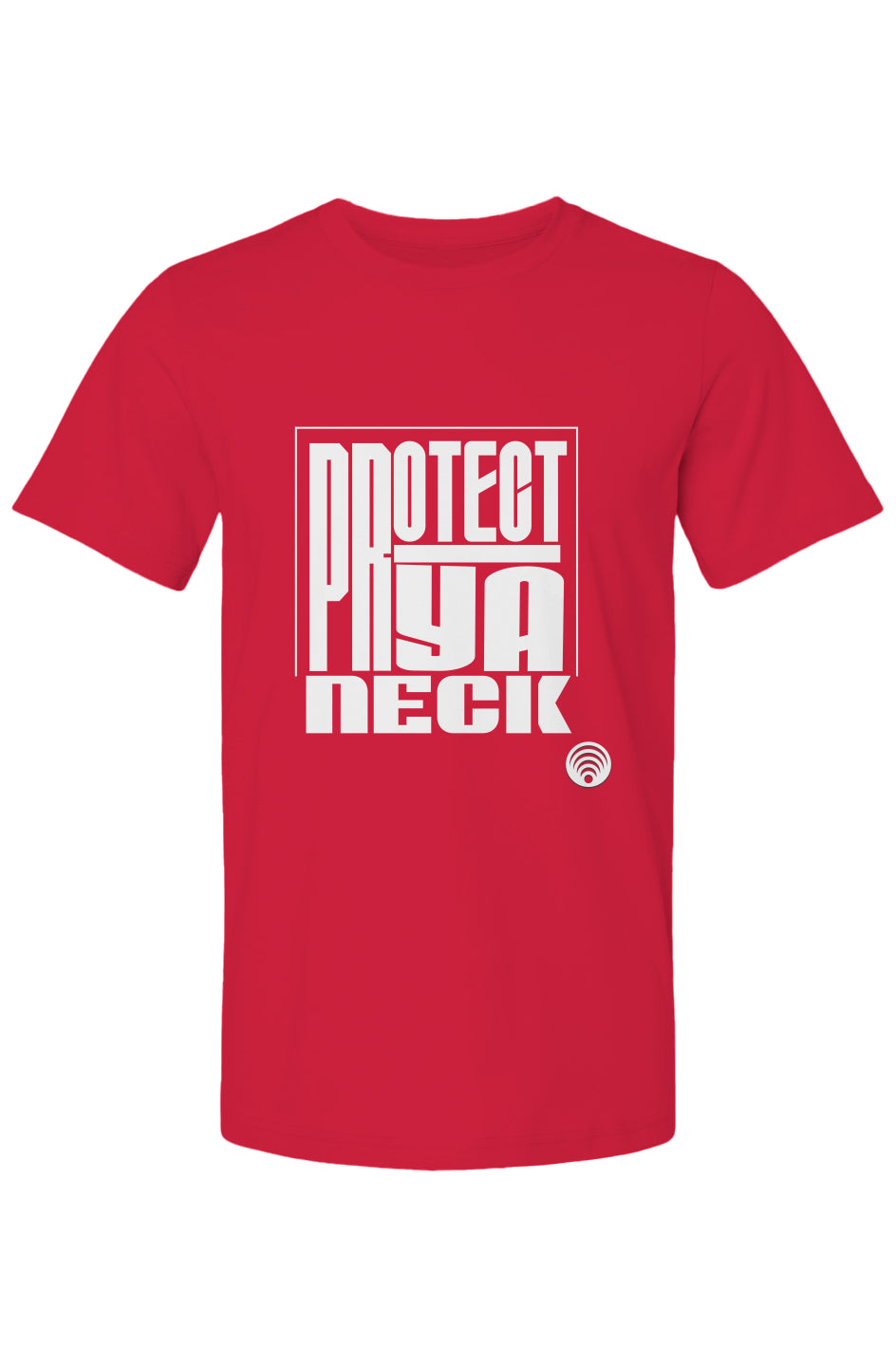 Protect Ya Neck (White Lettering) Men's Bella Canvas T Shirt