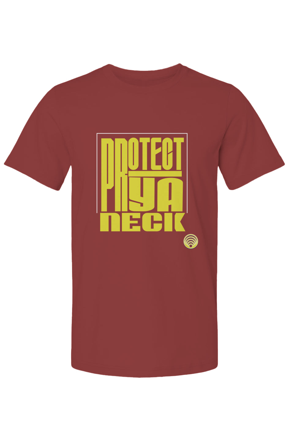 Protect Ya Neck (Yellow Lettering) Men&amp;#39;s Bella Canvas T Shirt