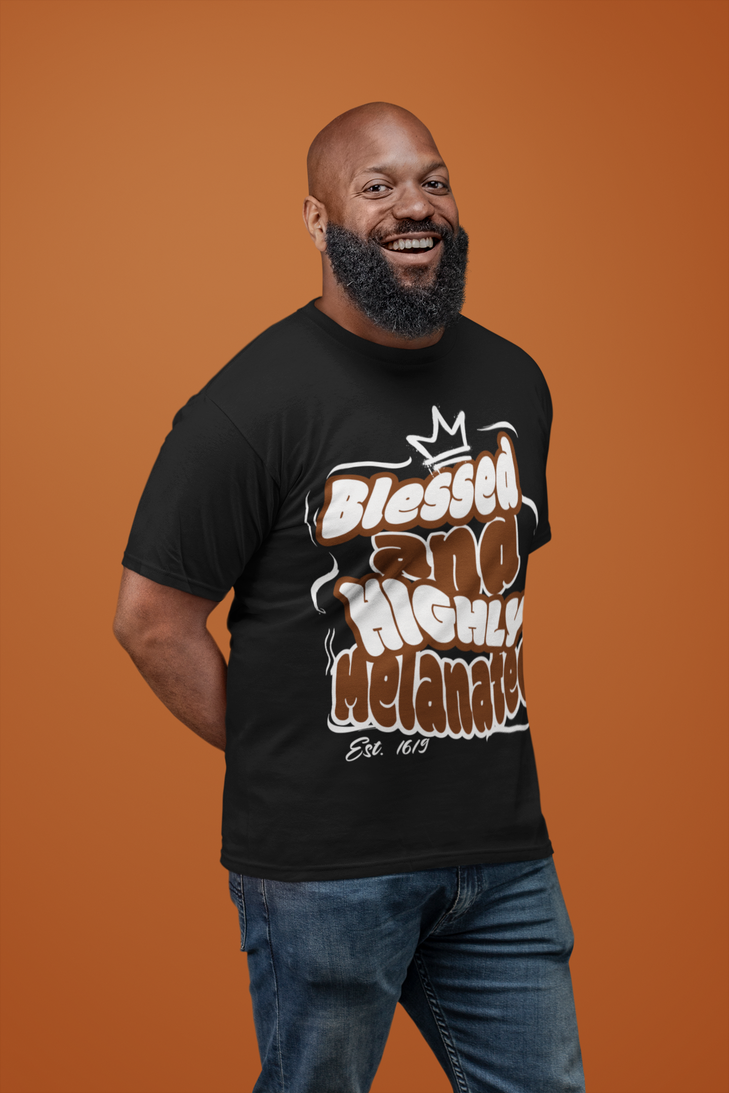 Blessed and Highly Melanated Men's Bella Canvas T Shirt