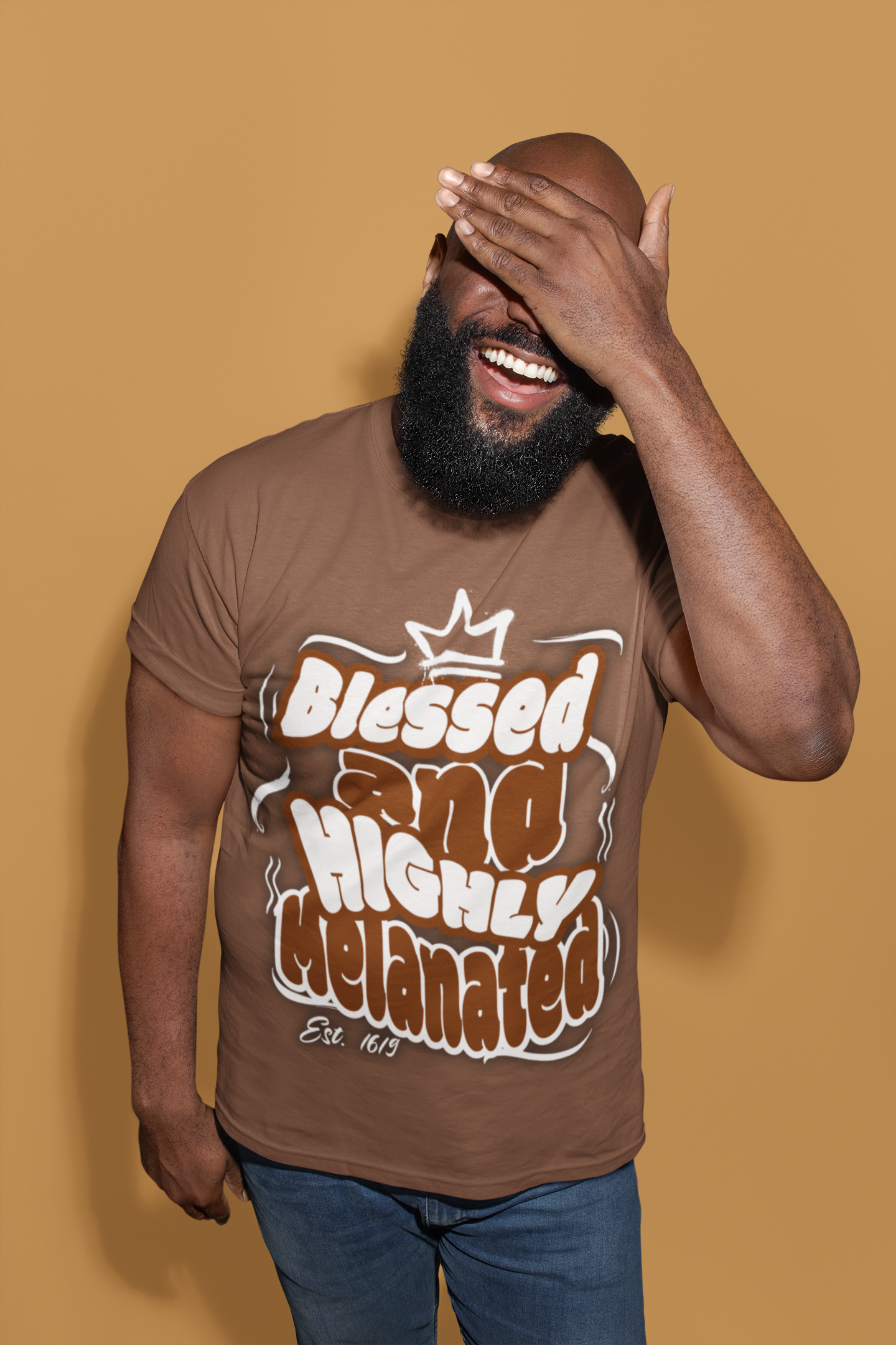 Blessed and Highly Melanated Men's Bella Canvas T Shirt